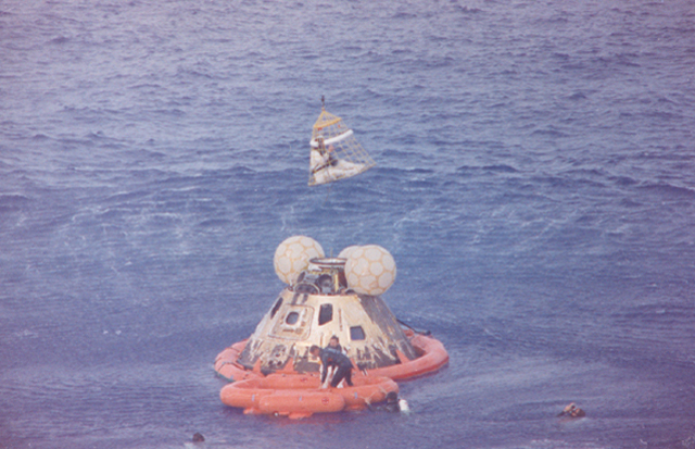 Space History Photo: Apollo 13 Recovery Area